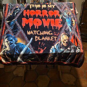 This is My Horror Movie Watching Blanket 50 by 60 Very Soft